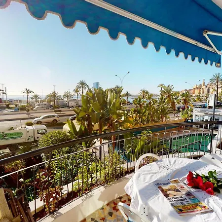 Studio Climatise Face Mer Avec Terrasse, Proche Plages Et Commerces - Fr-1-196-297 * Menton